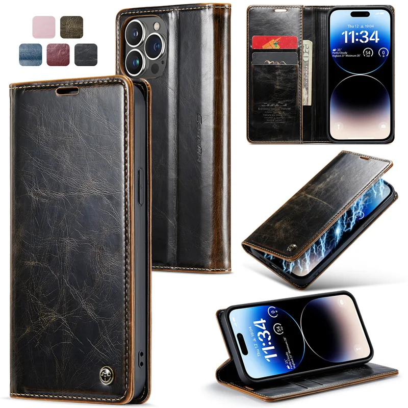 Caseme Magnetic Flip Case For iPhone 15 14 13 12 11 Pro Max XS XR 7 Plus Retro Leather Wallet Stand Cover
Caseme Magnetic Flip Case For iPhone 15 14 13 12 11 Pro Max XS XR 7 Plus Retro Leather Wallet Stand Cover