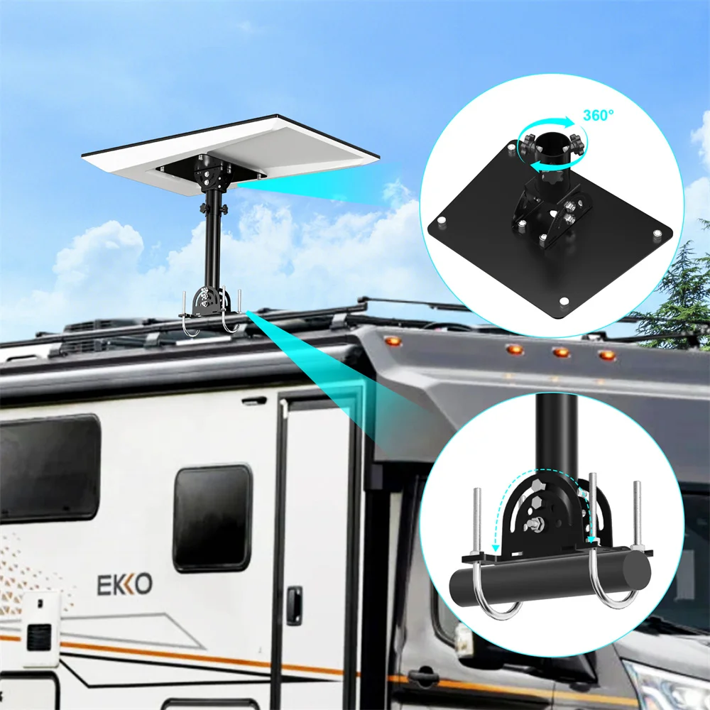 For Starlink Gen3 Roof Mount Kit Compatible Starlink Standard Dish,Adjustable 360,Heavy Duty Pivot With Starlink V3 Pipe Adapter
For Starlink Gen3 Roof Mount Kit Compatible Starlink Standard Dish,Adjustable 360,Heavy Duty Pivot With Starlink V3 Pipe Adapter