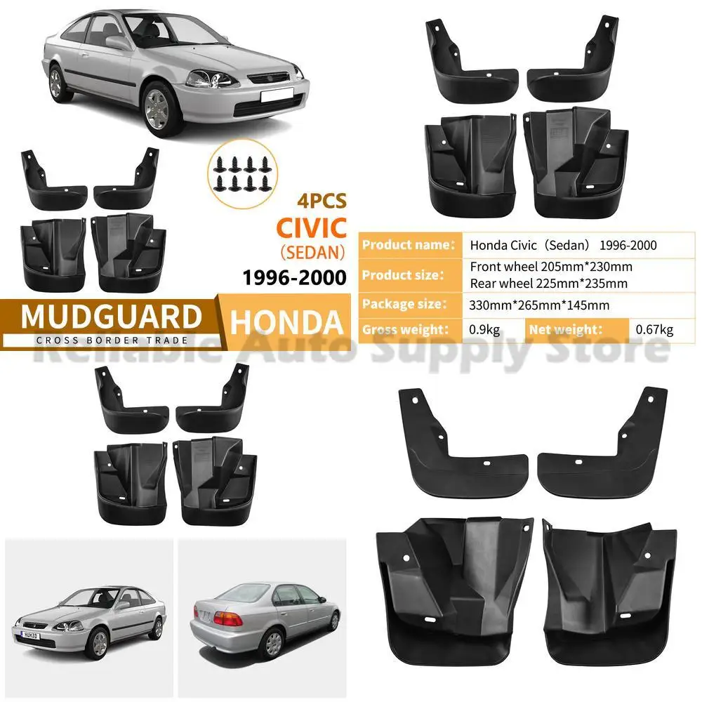 For Honda Civic Mud Guards 1996-2000 Auto Accessories Premium Quality Factory Direct Wholesale 
For Honda Civic Mud Guards 1996-2000 Auto Accessories Premium Quality Factory Direct Wholesale