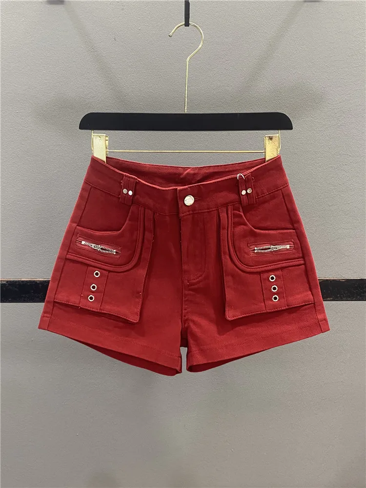 American Red Workwear Denim Shorts Women's Summer New Design Slimming Hot Pants A-Line Wide Leg Hot Pants Casual Cotton Stret...
American Red Workwear Denim Shorts Women's Summer New Design Slimming Hot Pants A-Line Wide Leg Hot Pants Casual Cotton Stret...