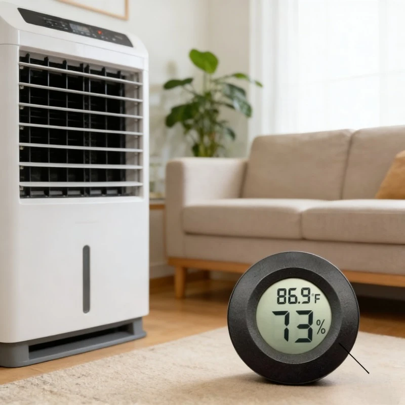 Hygrometer Thermometer Fahrenheit Or Celsius Digital LCD Monitor Indoor Room For Bambu Lab 3D Filament Box Humidity Temperature