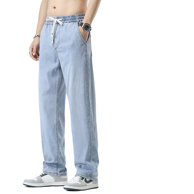 Summer Men's Fashion Trendy Jeans Stylish Thin Denim Pants Cool and Breathable Comfortable Casual 9-inch Pants Men's Long Pants
Summer Men's Fashion Trendy Jeans Stylish Thin Denim Pants Cool and Breathable Comfortable Casual 9-inch Pants Men's Long Pants