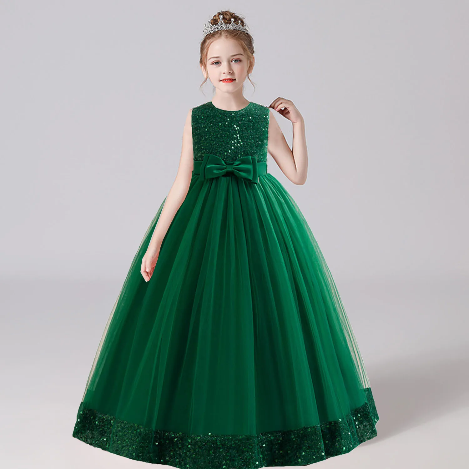 XMLSY Stunning Little Big Girls Sequined Flower Girl Birthday Party Graduation Ceremony Pageant Gown
XMLSY Stunning Little Big Girls Sequined Flower Girl Birthday Party Graduation Ceremony Pageant Gown