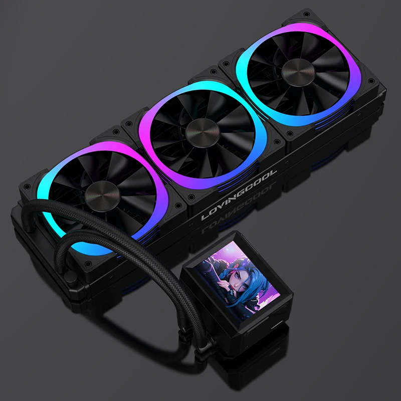 Lovingcool Factory Price 360MM ARGB CPU PC Water Cooling Radiator Magnetic Pump Head AMD Liquid Cooler for Gaming PC
Lovingcool Factory Price 360MM ARGB CPU PC Water Cooling Radiator Magnetic Pump Head AMD Liquid Cooler for Gaming PC
