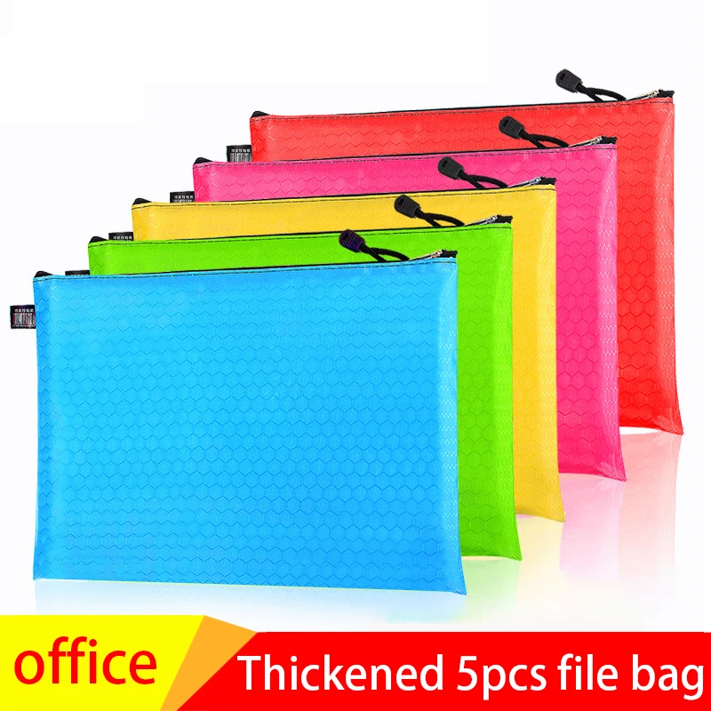 5pcs A3 Document Bag A4 Zipper Bag Pen Bag Waterproof B4 File Folders Information Bag Student Test Paper Storage Bag Stationery
5pcs A3 Document Bag A4 Zipper Bag Pen Bag Waterproof B4 File Folders Information Bag Student Test Paper Storage Bag Stationery
