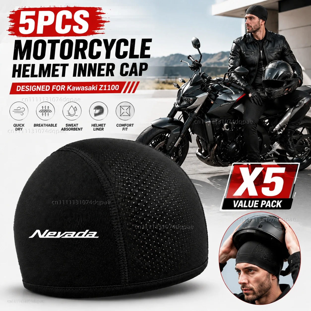 5pcs Motorcycle Helmet Inner Cap Hat Quick Dry Breathable Hat Racing Cap Thin Rider Gear For Moto Guzzi Nevada 1991-2016 Classic
5pcs Motorcycle Helmet Inner Cap Hat Quick Dry Breathable Hat Racing Cap Thin Rider Gear For Moto Guzzi Nevada 1991-2016 Classic