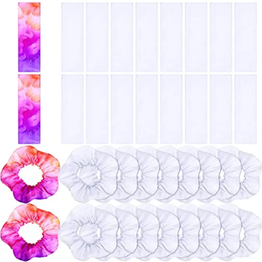 Pieces White Cotton Scrunchies for Tie Dye Supplies with Tie Dye Headband DIY Cotton Scrunchies Elastic Hair Headband Yoga Acce
Pieces White Cotton Scrunchies for Tie Dye Supplies with Tie Dye Headband DIY Cotton Scrunchies Elastic Hair Headband Yoga Acce