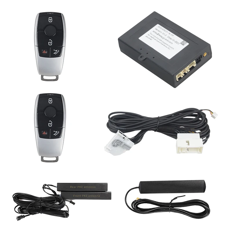 Suitable for Mercedes Benz, with factory OEM start button, no comfort channel, smart key PKE passive keyless entry
Suitable for Mercedes Benz, with factory OEM start button, no comfort channel, smart key PKE passive keyless entry
