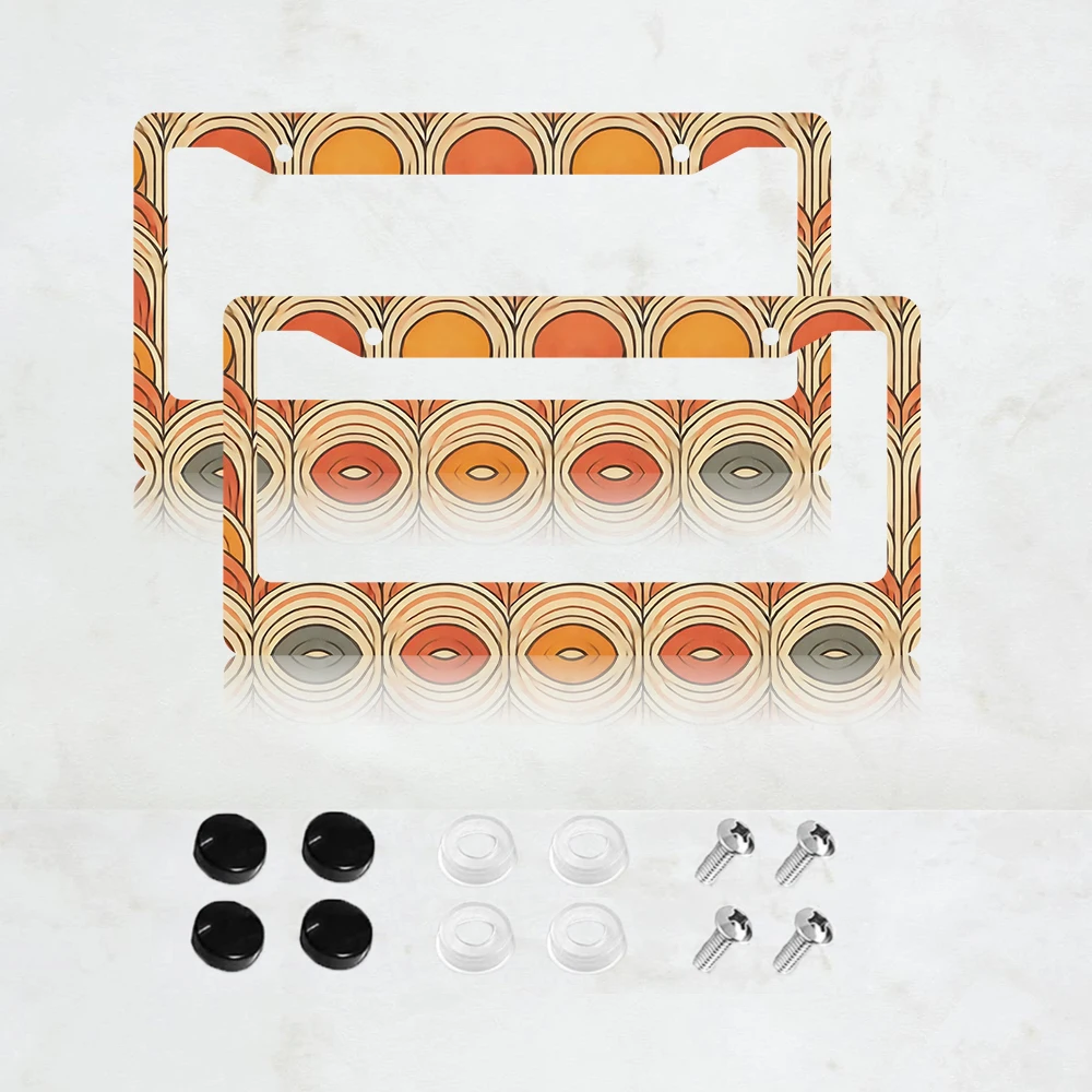 2PC Retro Sunset License Plate Frames Cover Holders Aluminum Retro Sunset License Plate Cover with Screw Caps Cover - 2-Hole
2PC Retro Sunset License Plate Frames Cover Holders Aluminum Retro Sunset License Plate Cover with Screw Caps Cover - 2-Hole