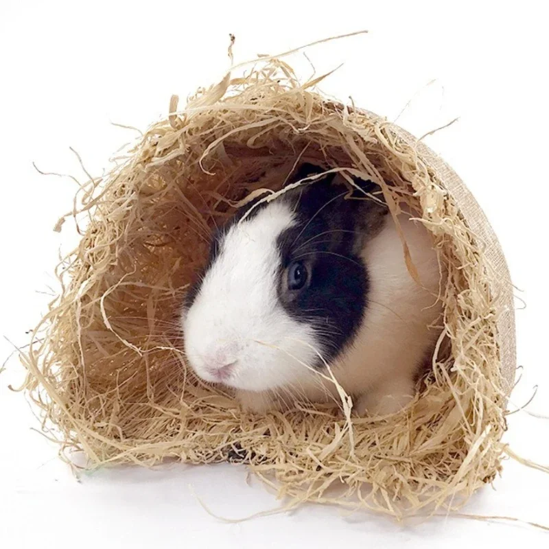 Pet Rabbit Arched Tunnel Toy Guinea Pig Chinchilla Hiding Grass Nest Simulated Pet Thatched House Summer Pavilion Leisure Toys
Pet Rabbit Arched Tunnel Toy Guinea Pig Chinchilla Hiding Grass Nest Simulated Pet Thatched House Summer Pavilion Leisure Toys