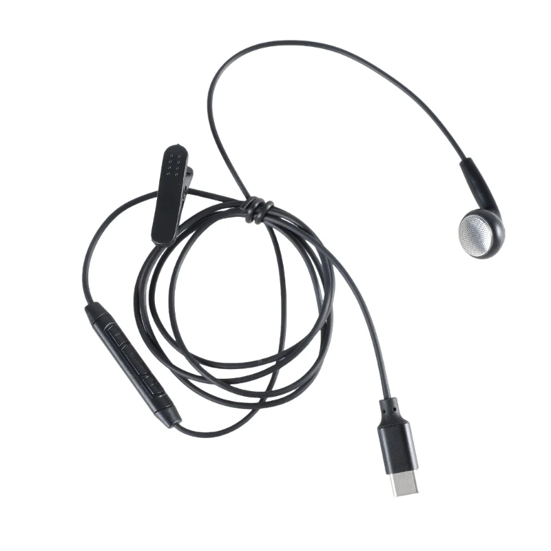 USB Type C Earphone Single-Side Earphone Earbud Single-Ear Earbud with Microphone for Travel Running and Security N2UB
USB Type C Earphone Single-Side Earphone Earbud Single-Ear Earbud with Microphone for Travel Running and Security N2UB