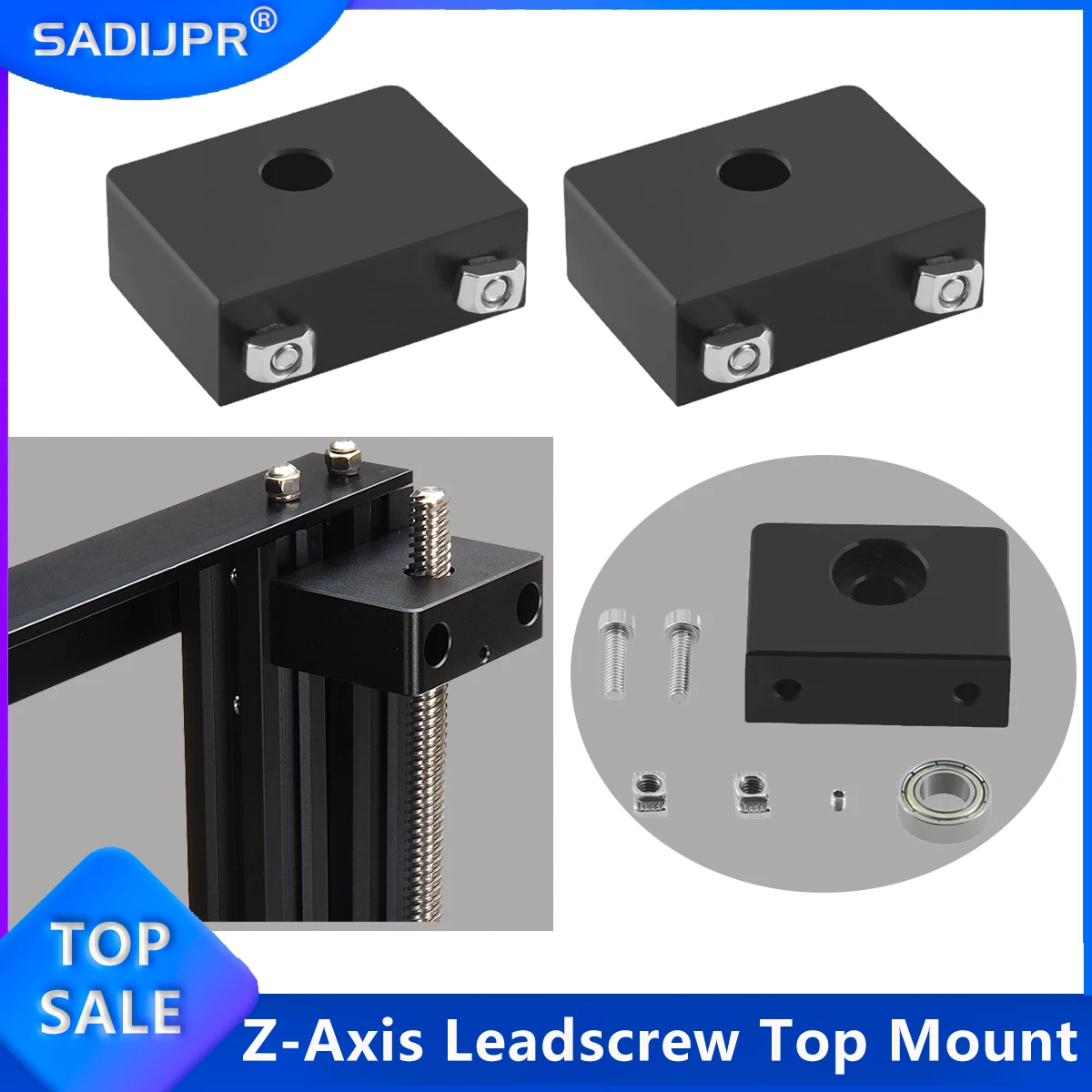 Модернизированный алюминиевый ходовой винт Z-Axis для 3D принтера Creality CR-10CR-10S Ender 3 Ender 3Pro Ender 3 V2 Metal Z-Rod Beari
Модернизированный алюминиевый ходовой винт Z-Axis для 3D принтера Creality CR-10CR-10S Ender 3 Ender 3Pro Ender 3 V2 Metal Z-Rod Beari