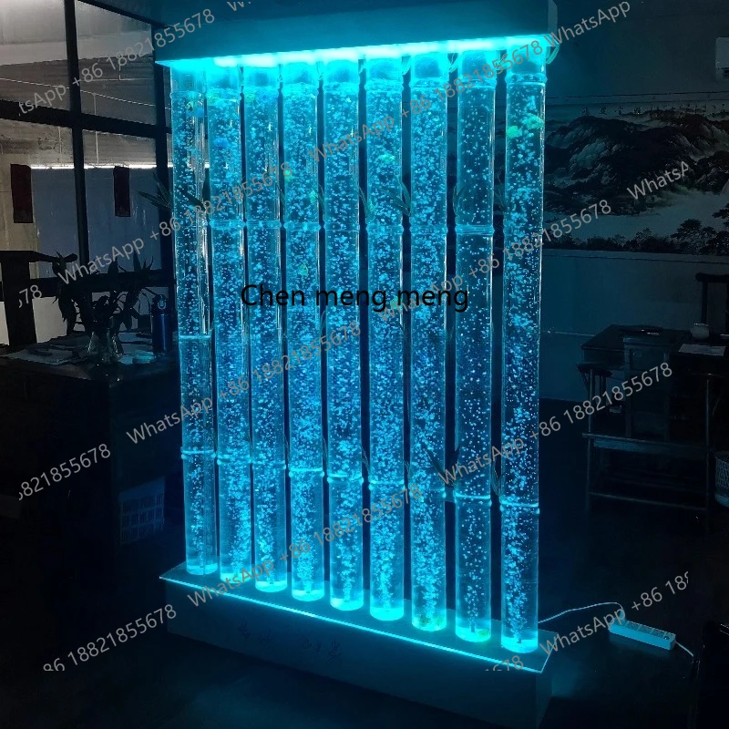 Bubble wall characteristic porch partition bamboo running water screen water curtain wall fish tank decoration
Bubble wall characteristic porch partition bamboo running water screen water curtain wall fish tank decoration