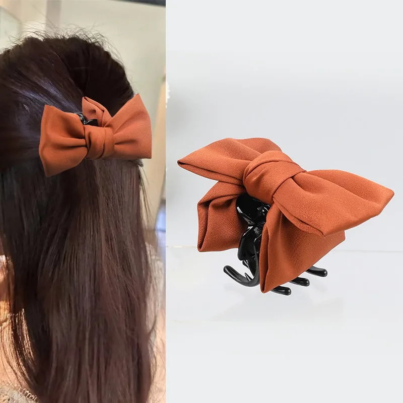 Bow tie gripper woman crab hair clips accessories Large high-end shark clip for girls hair pins at the back of the head claw
Bow tie gripper woman crab hair clips accessories Large high-end shark clip for girls hair pins at the back of the head claw