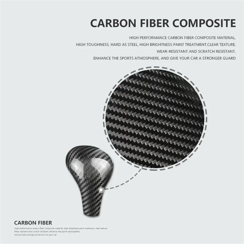 For Audi A4 A5 Q5 Real Dry Carbon Fiber 08-2010 Interior Decoration Gear Shift Knob Cover Trim Sticker Modification Accessories
For Audi A4 A5 Q5 Real Dry Carbon Fiber 08-2010 Interior Decoration Gear Shift Knob Cover Trim Sticker Modification Accessories