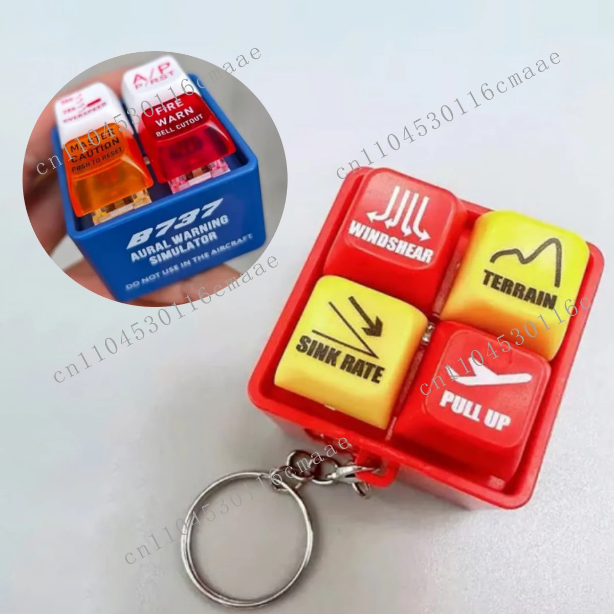 New Light Voice 737 Aural Pilot and Crew Alert Keychain Egpws Warning Sound Simulator Egpws Sound Keyring
New Light Voice 737 Aural Pilot and Crew Alert Keychain Egpws Warning Sound Simulator Egpws Sound Keyring