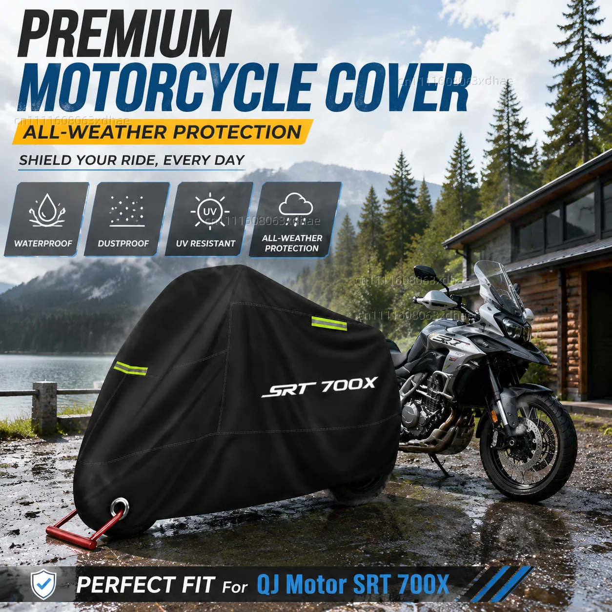 Motorcycle Full Cover Waterproof Rain Dustproof All Season 190T Oxford Cloth For For QJ Motor SRT 700X SRT 700X SRT 700X
Motorcycle Full Cover Waterproof Rain Dustproof All Season 190T Oxford Cloth For For QJ Motor SRT 700X SRT 700X SRT 700X