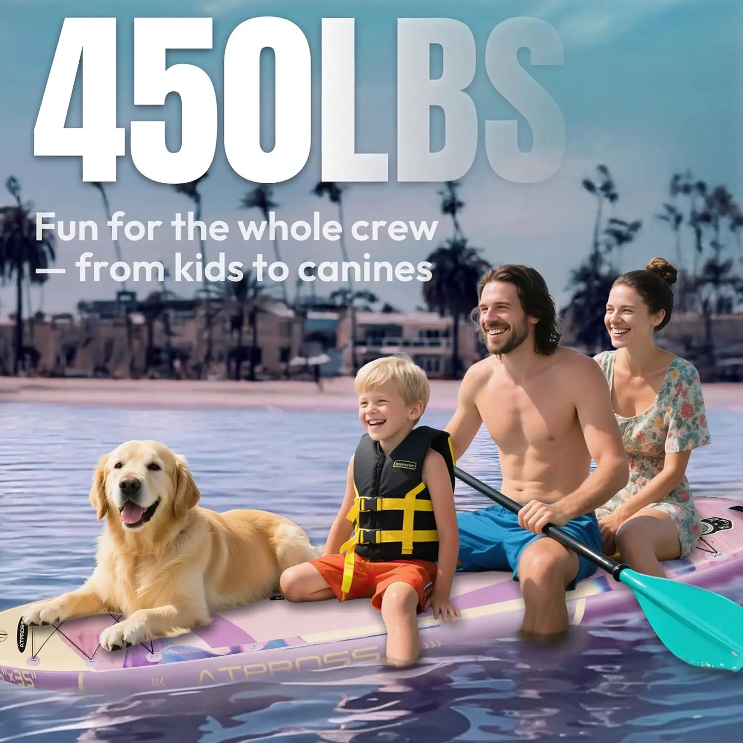 Big Clearance Sale 11'6"x35" Inflatable Paddle Board, 450lbs Extra Wide Stand Up Paddleboard for Adults with Premium SUP Accesso
Big Clearance Sale 11'6"x35" Inflatable Paddle Board, 450lbs Extra Wide Stand Up Paddleboard for Adults with Premium SUP Accesso