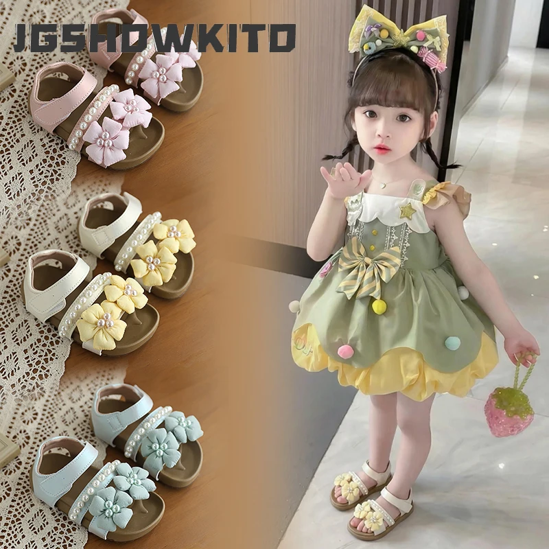 JGSHOWKITO Summer Toddler Princess Causal Sandal Kids Chic Flower Girl Party Sandals Non-slip Children Shoes for Wedding Walking
JGSHOWKITO Summer Toddler Princess Causal Sandal Kids Chic Flower Girl Party Sandals Non-slip Children Shoes for Wedding Walking
