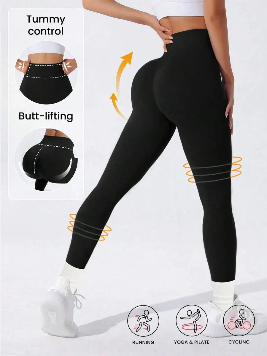 Ladies High Waist Tight Skinny Pants Elastic Tummy Control Hip Lifting Leggings For Workout Running Outdoor Wear
Ladies High Waist Tight Skinny Pants Elastic Tummy Control Hip Lifting Leggings For Workout Running Outdoor Wear