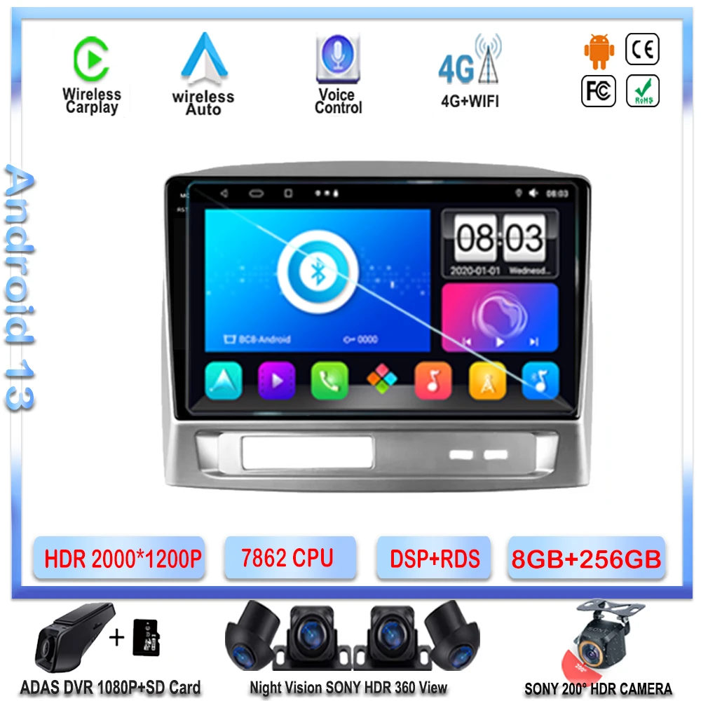 7862 процессор Android для Geely MK 1 2006 - 2013 No 2din DVD QLED экран Высокая производительность Авто радио видеорегистратор Навигация BT Wifi 5G
7862 процессор Android для Geely MK 1 2006 - 2013 No 2din DVD QLED экран Высокая производительность Авто радио видеорегистратор Навигация BT Wifi 5G