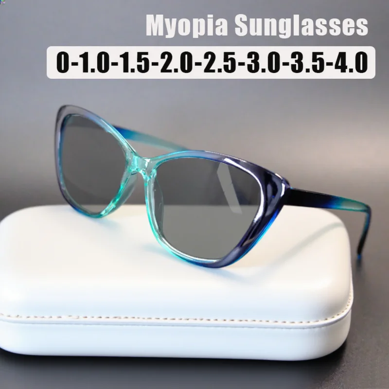Women's Men's Retro Sunshade UV Myopia Glasses Fashion Cat-Eye Small-Frame Brand Designer Shades Eyewear Diopter 0 To -4.0 
Women's Men's Retro Sunshade UV Myopia Glasses Fashion Cat-Eye Small-Frame Brand Designer Shades Eyewear Diopter 0 To -4.0