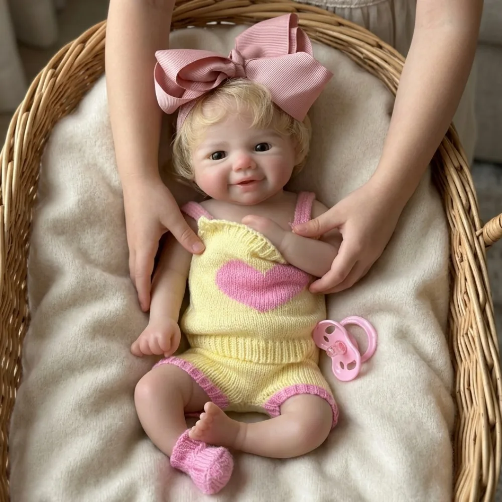 13 Inch Vivienen Silicone Reborn Baby Doll With Rooted Hair Soft Touch 3D Painted Silicone Newborn Baby Doll
13 Inch Vivienen Silicone Reborn Baby Doll With Rooted Hair Soft Touch 3D Painted Silicone Newborn Baby Doll