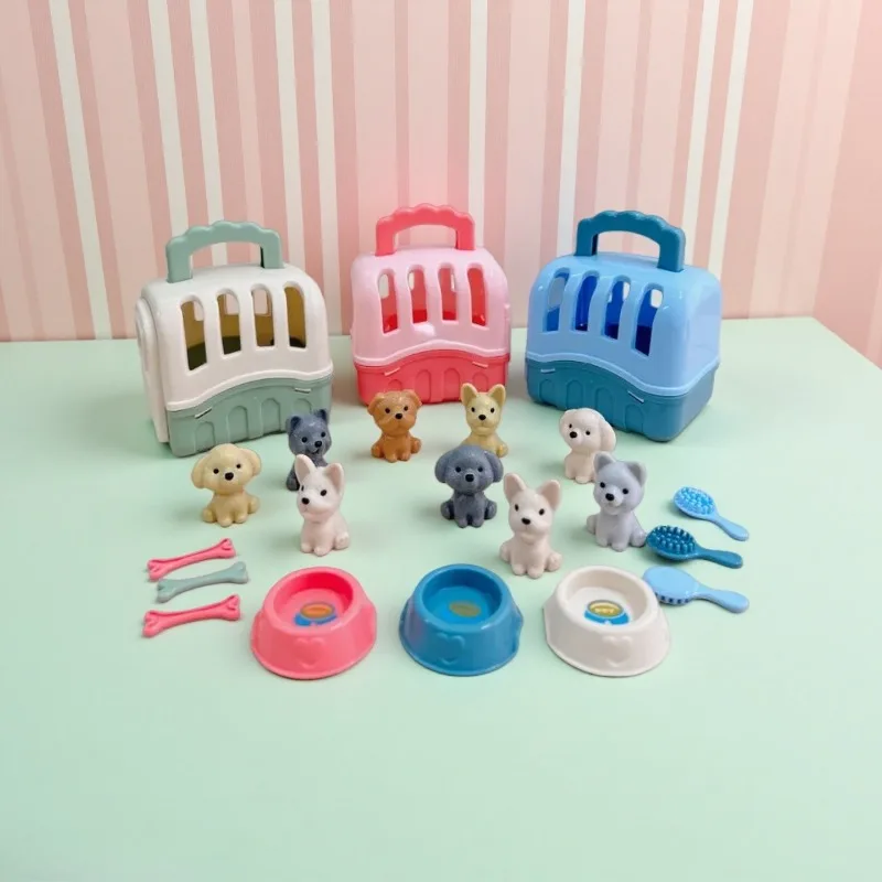 8pcs Miniature Pet Basket Dog Bed & Cage Toy for Doll Play-Cute Puppy Family Scene, Christmas Decoration Gift for Kids
8pcs Miniature Pet Basket Dog Bed & Cage Toy for Doll Play-Cute Puppy Family Scene, Christmas Decoration Gift for Kids