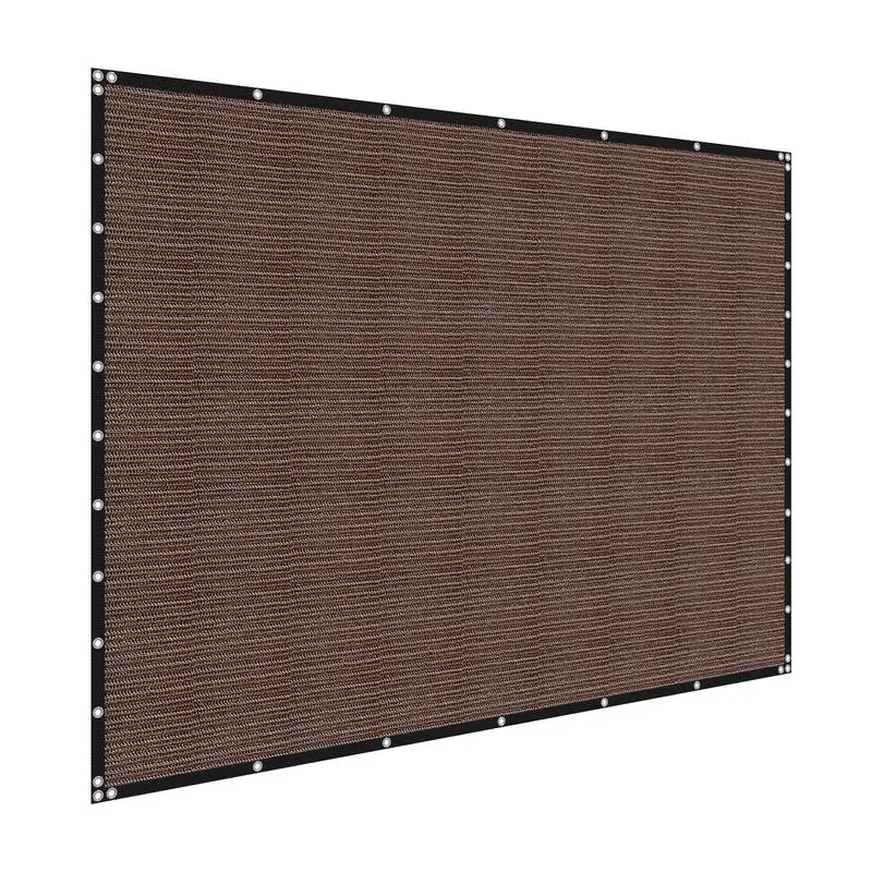 Sunblock Mesh 10 x 12 ft For Deck Terrace Porch, 90% Blockage HDPE Fabric Metal Eyelets Brown Privacy Netting
Sunblock Mesh 10 x 12 ft For Deck Terrace Porch, 90% Blockage HDPE Fabric Metal Eyelets Brown Privacy Netting