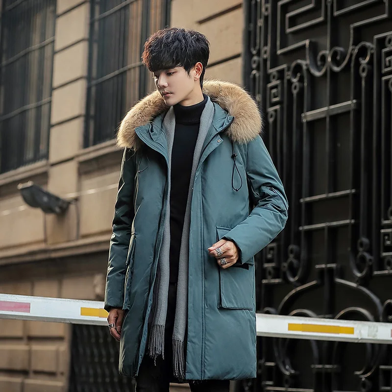 Thicken Winter Hooded Long Parkas for Men Fashion Casual Windproof Male Clothes Quality Warm Cotton Jacket Solid Color All-match
Thicken Winter Hooded Long Parkas for Men Fashion Casual Windproof Male Clothes Quality Warm Cotton Jacket Solid Color All-match