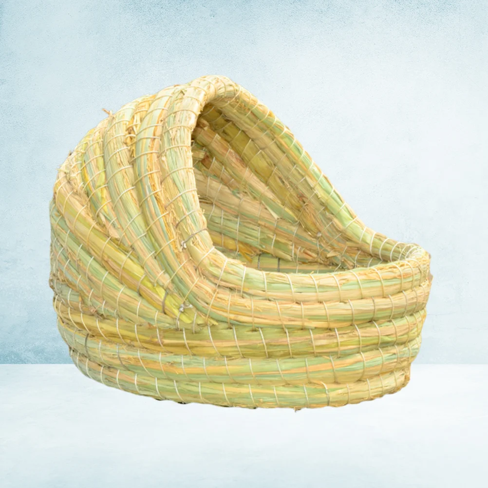 Hamster House Straw Braid Pet Nest Warm Bed Hideout Platform Squirrel Small Animal Cage Nest Size Small
Hamster House Straw Braid Pet Nest Warm Bed Hideout Platform Squirrel Small Animal Cage Nest Size Small