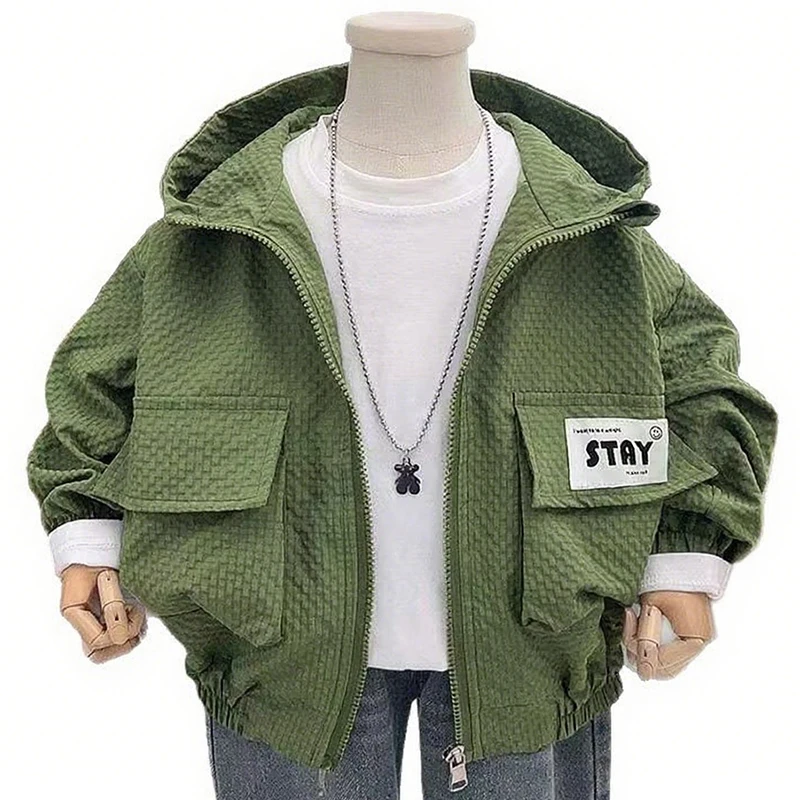 Новинка 2023 года, весенне-осенняя толстовка на молнии с капюшоном на молнии для мальчиков и девочек, свободная уличная одежда с буквенным принтом, повседневная детская верхняя одежда для детей от 4 до 12 лет
Новинка 2023 года, весенне-осенняя толстовка на молнии с капюшоном на молнии для мальчиков и девочек, свободная уличная одежда с буквенным принтом, повседневная детская верхняя одежда для детей от 4 до 12 лет