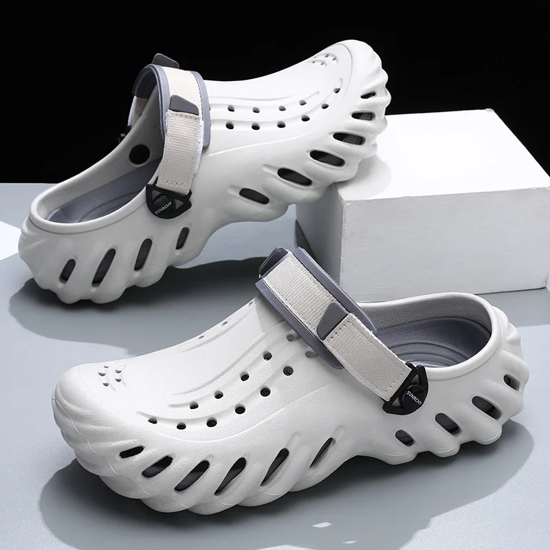 Men's Summer Clogs Fashion Wave Shape Non-slip Water Swimming EVA Sandals Breathable Casual Slippers Outdoor
Men's Summer Clogs Fashion Wave Shape Non-slip Water Swimming EVA Sandals Breathable Casual Slippers Outdoor