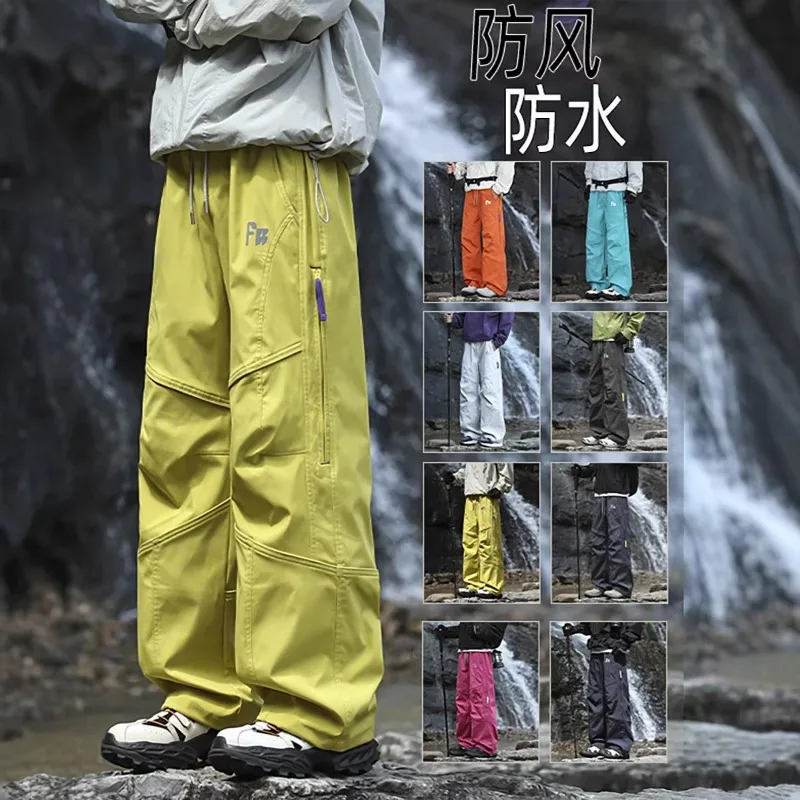 2026 New Windproof Waterproof Outdoor Hiking Wide Leg Pants for Men Japan Korean Fashion Men's Casual Baggy Cargo Pants Joggers
2026 New Windproof Waterproof Outdoor Hiking Wide Leg Pants for Men Japan Korean Fashion Men's Casual Baggy Cargo Pants Joggers