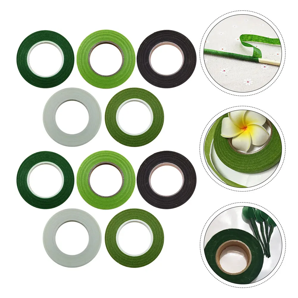 10 Pcs Garland Paper Tape for Artificial Flowers DIY Craft Party Decorations Gift Wrapping Labeling Holiday Floral Stem Wrap
10 Pcs Garland Paper Tape for Artificial Flowers DIY Craft Party Decorations Gift Wrapping Labeling Holiday Floral Stem Wrap