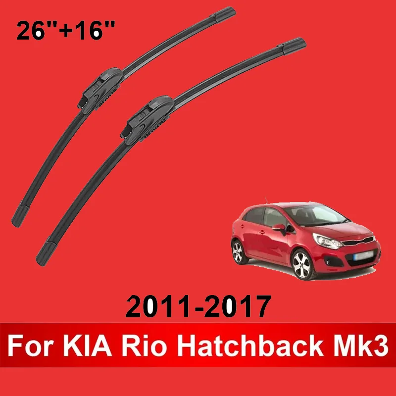 2PCS Car Wiper For KIA Rio Hatchback Mk3 2011-2017 Front Wiper Blades Brushes Auto Accessories 2013 2014 2015 2016
2PCS Car Wiper For KIA Rio Hatchback Mk3 2011-2017 Front Wiper Blades Brushes Auto Accessories 2013 2014 2015 2016