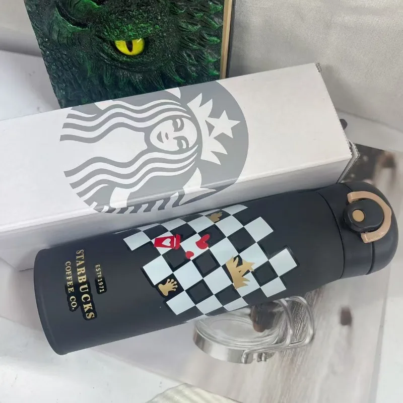 Starbucks Sleek Black Checkerboard Tumbler 500ml,Durable Insulated Water Bottle with Flip Lid,Ideal for Office,School and Travel
Starbucks Sleek Black Checkerboard Tumbler 500ml,Durable Insulated Water Bottle with Flip Lid,Ideal for Office,School and Travel