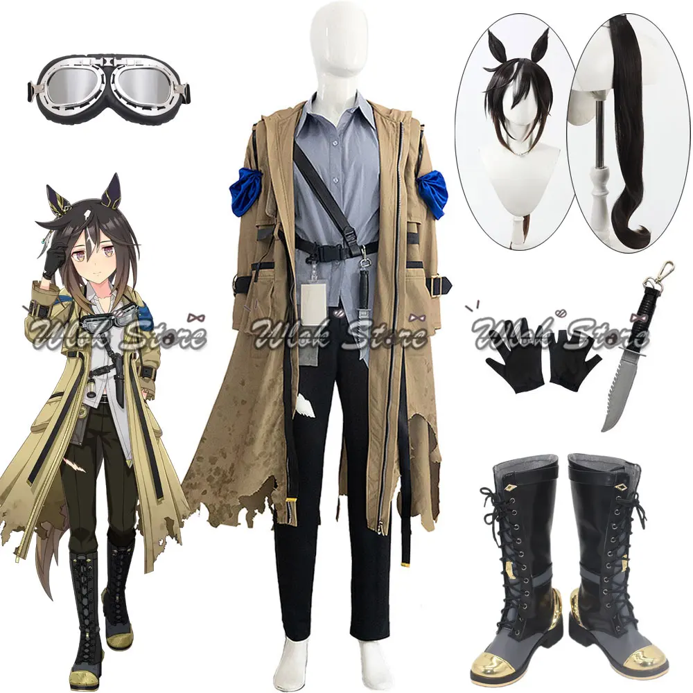 Uma Musume Pretty Derby Stay Gold Косплей Костюм Парик Уши и Хвост Мужчины Женщины Униформа Пальто Туфли Индивидуальные Для Хэллоуина
Uma Musume Pretty Derby Stay Gold Косплей Костюм Парик Уши и Хвост Мужчины Женщины Униформа Пальто Туфли Индивидуальные Для Хэллоуина