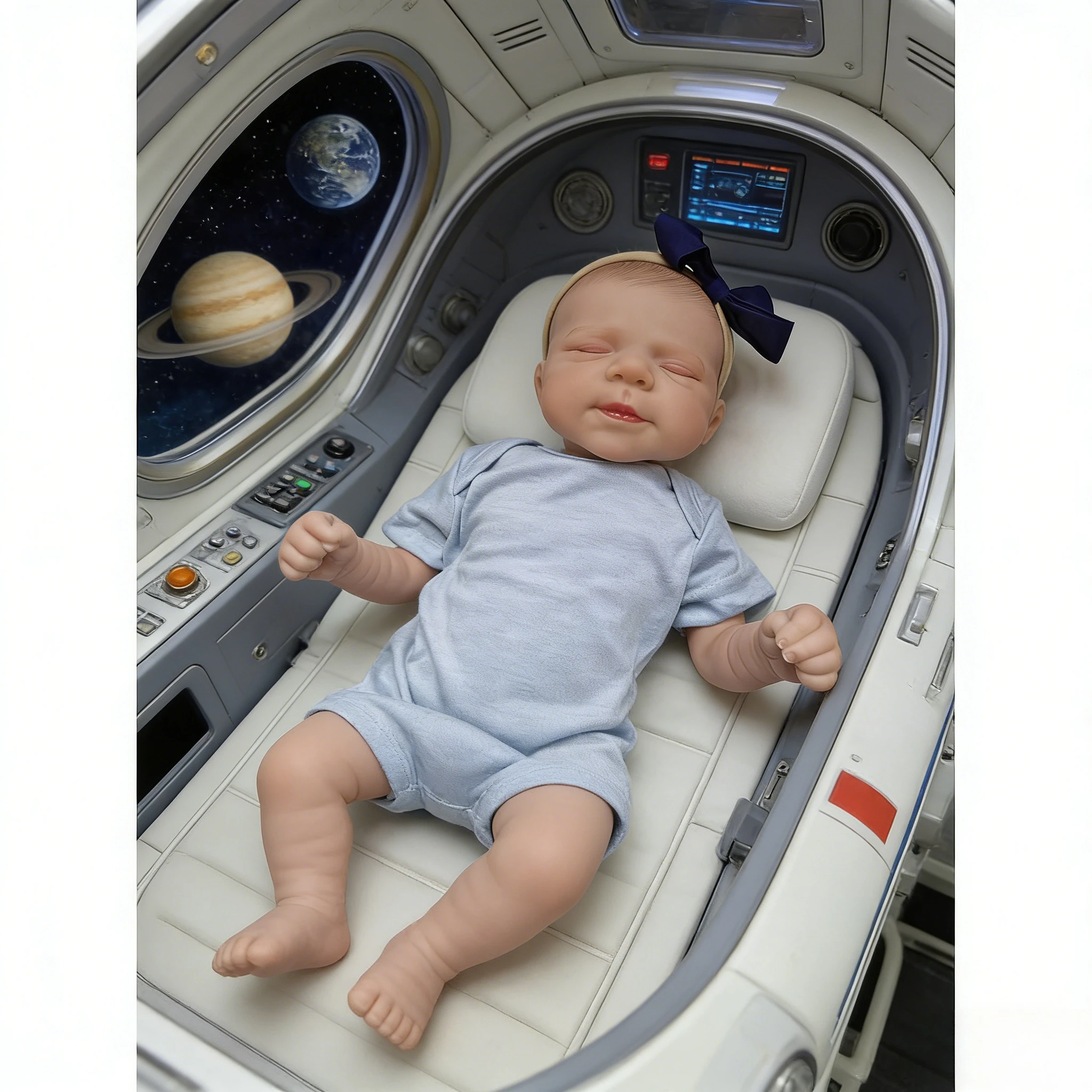 18" Pascale Lifelike Reborn Sleeping Doll - Soft Cloth Body, 3D Skin & Hand-Painted Hair
18" Pascale Lifelike Reborn Sleeping Doll - Soft Cloth Body, 3D Skin & Hand-Painted Hair