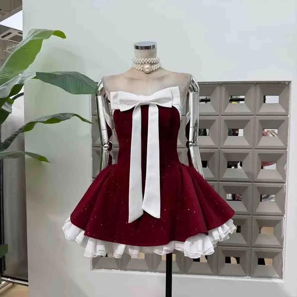 Pink Knot Dress A-Line Flared Short Skirt Princess Style Birthday Party Lightweight Dress Casual Zipper Back 2026 New Item Gift
Pink Knot Dress A-Line Flared Short Skirt Princess Style Birthday Party Lightweight Dress Casual Zipper Back 2026 New Item Gift