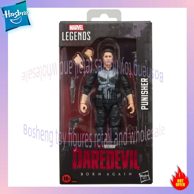Hasbro Marvel Legends Series Daredevil: Born Again Punisher 15cm Action Figure Collection Original Toys Model Ornament Gifts
Hasbro Marvel Legends Series Daredevil: Born Again Punisher 15cm Action Figure Collection Original Toys Model Ornament Gifts
