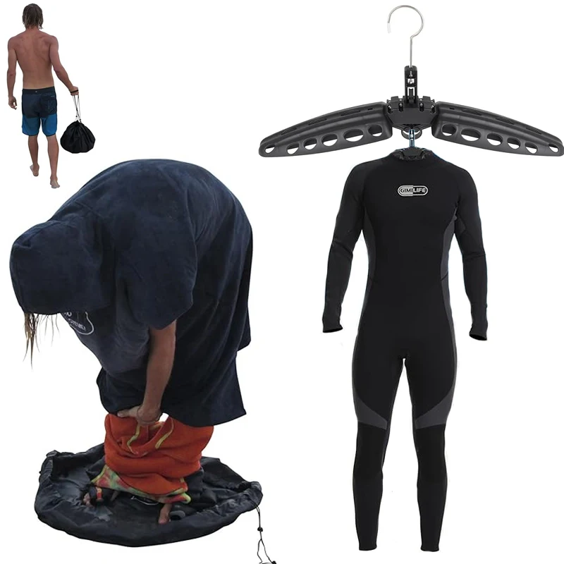 Wetsuit Hanger Diving Suit Storage Bag Quick Anti Splash Storage Cover Quick Dry Foldable Dryer for Wetsuite Dry Suit
Wetsuit Hanger Diving Suit Storage Bag Quick Anti Splash Storage Cover Quick Dry Foldable Dryer for Wetsuite Dry Suit