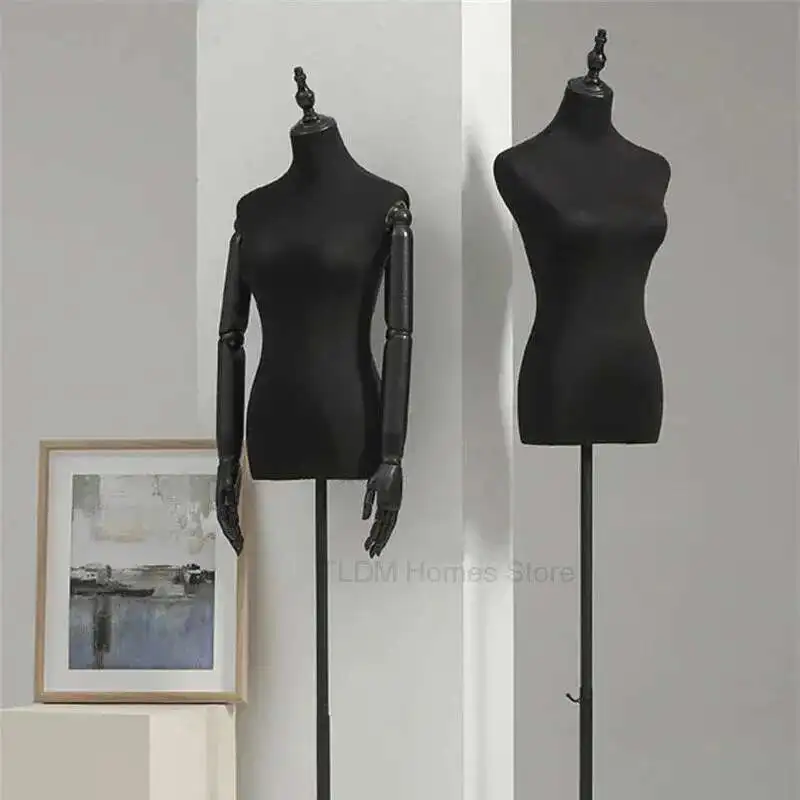 Black Cotton Mannequins Display Stand Dress Women's Clothing Store Mannequin Wedding Metal Base Stereoscopic Clothing Display
Black Cotton Mannequins Display Stand Dress Women's Clothing Store Mannequin Wedding Metal Base Stereoscopic Clothing Display