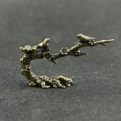 Copper solid brass upper eyebrow penholder small ornament Magpie Dengmei carving handle
Copper solid brass upper eyebrow penholder small ornament Magpie Dengmei carving handle