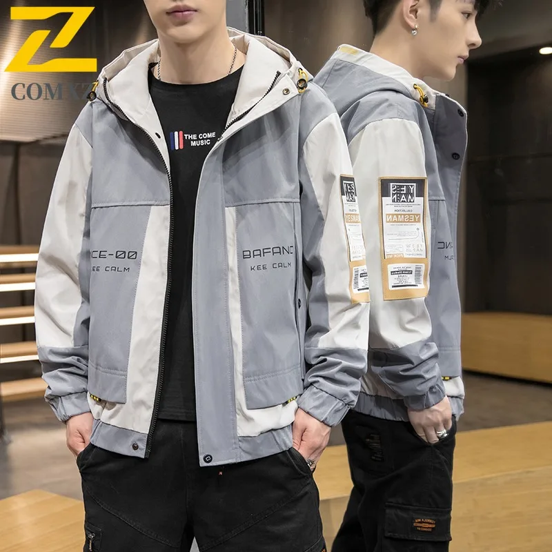 COMXZ Men Hooded Jacket Lightweight Letter Print Outdoor Travel Jogger Windbreaker Jackets Autumn High Fashion Classic Outerwear
COMXZ Men Hooded Jacket Lightweight Letter Print Outdoor Travel Jogger Windbreaker Jackets Autumn High Fashion Classic Outerwear