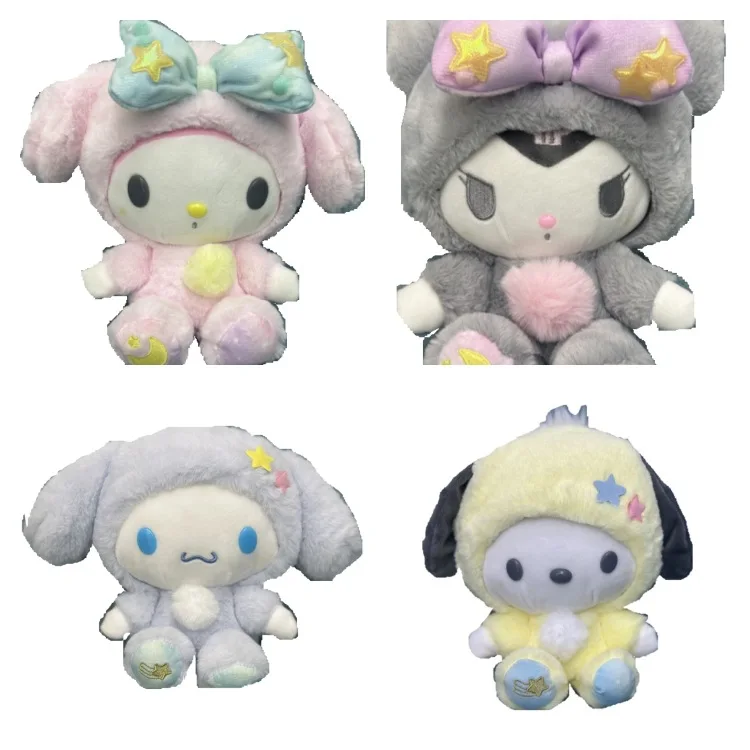 Sanrio Star Series Plush Doll Set Cute My Melody Kuromi Cinnamoroll Pochacco Toy
Sanrio Star Series Plush Doll Set Cute My Melody Kuromi Cinnamoroll Pochacco Toy