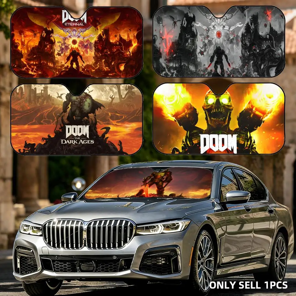 Game D-DOOM Eternal Sun Visor Foldable Aluminum Foil Car Windshield Sun Shade - UV Protection & Heat Insulation Visor
Game D-DOOM Eternal Sun Visor Foldable Aluminum Foil Car Windshield Sun Shade - UV Protection & Heat Insulation Visor