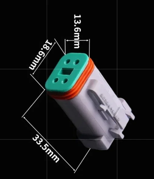 2026GOOD DT04-4P-C017 DT06-4S-C017 Waterproof Connector With Back Cover, Male And Female End Docking Plug
2026GOOD DT04-4P-C017 DT06-4S-C017 Waterproof Connector With Back Cover, Male And Female End Docking Plug