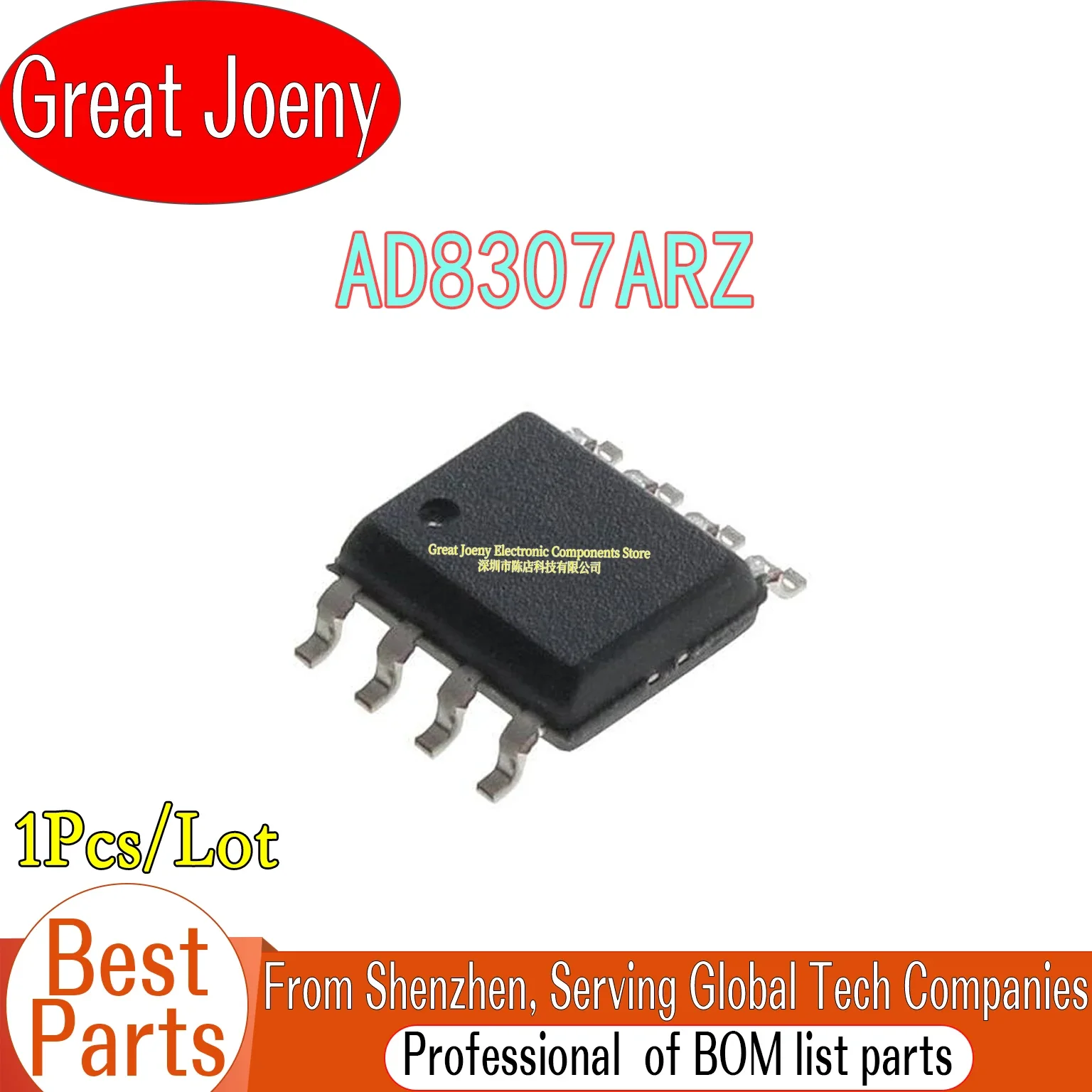 AD8307 AD8307ARZ IC Chipset SOP-8 Bulk Best Price
AD8307 AD8307ARZ IC Chipset SOP-8 Bulk Best Price