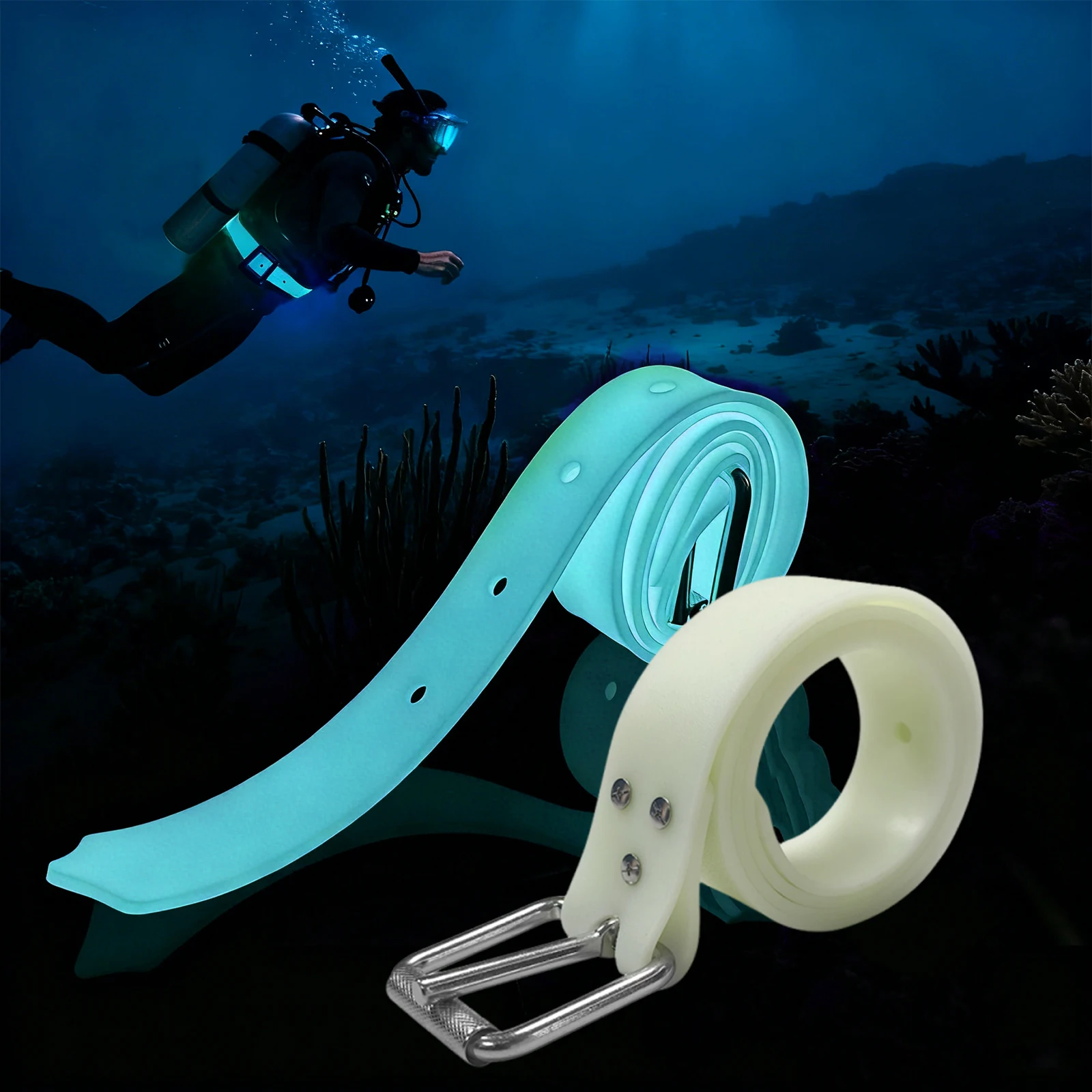 Luminous Freediving Weight Belts Quick Release Stainless Steel Buckle Dive Waistband Anti-Slip for Fishing And Hunt Accessories
Luminous Freediving Weight Belts Quick Release Stainless Steel Buckle Dive Waistband Anti-Slip for Fishing And Hunt Accessories